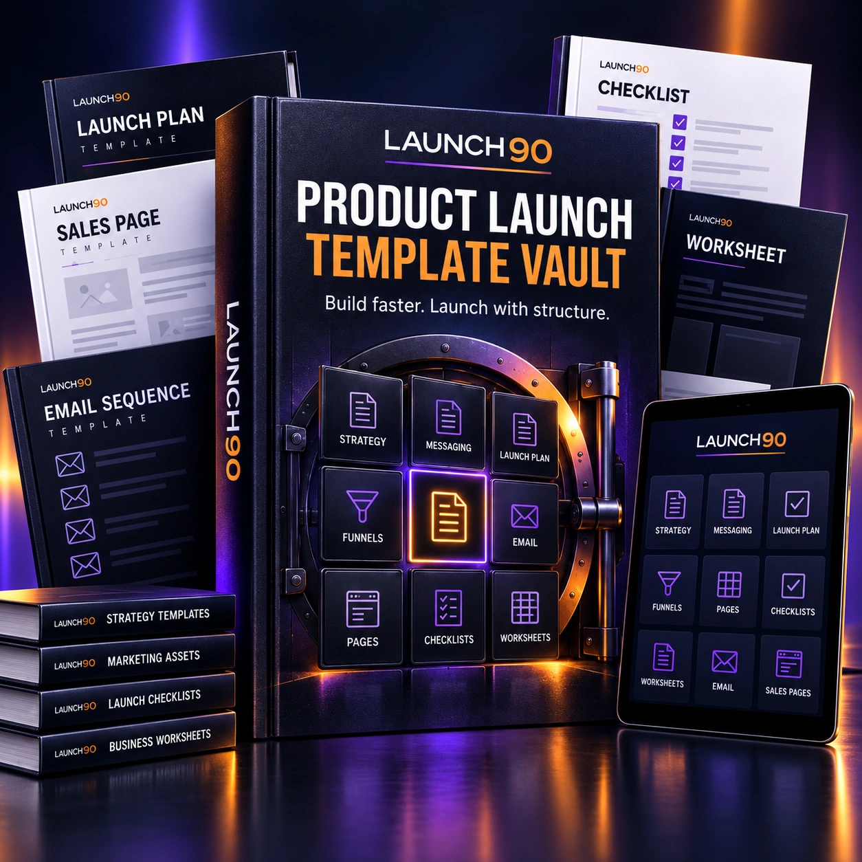 Product Launch Template Vault product preview