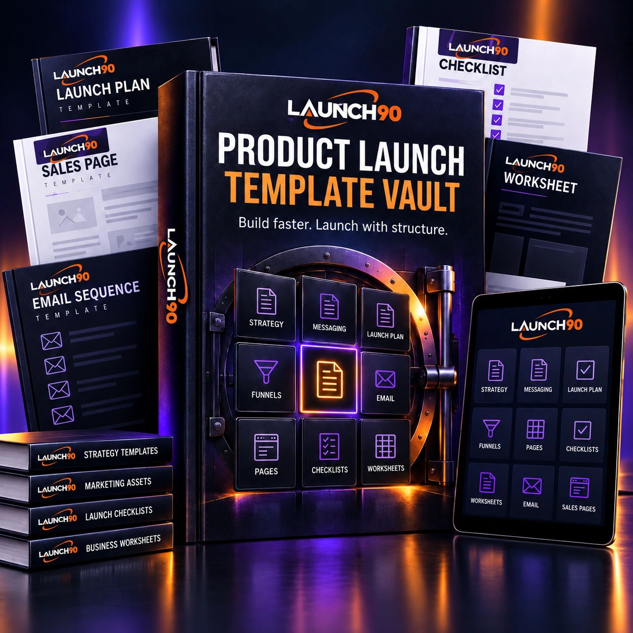 Product Launch Template Vault product preview