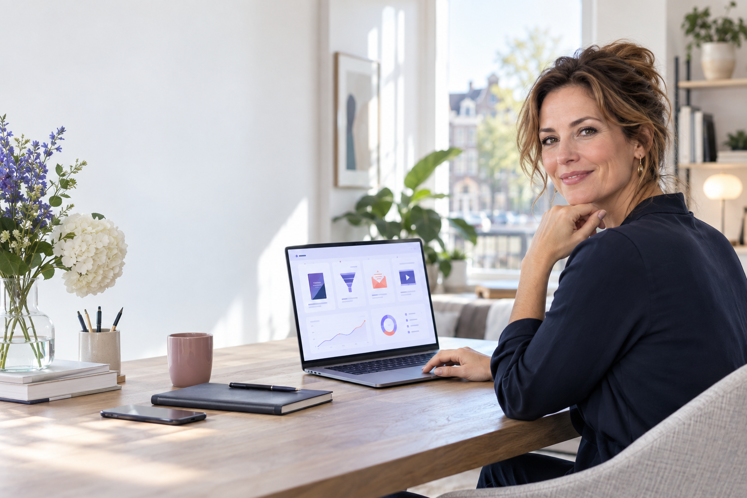Founder working with Launch90